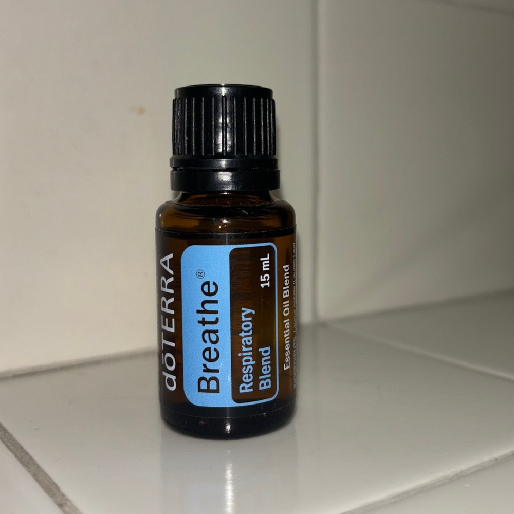 Full bottle of DoTerra Breathe essential oil